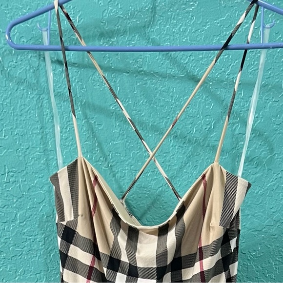 👑✅PRICE FIRM✅Classic Check Slip Midi Body Con Dress. Brand new! - Picture 2 of 10